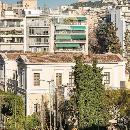 Incredible Acropolis View Flat! Lägenhet Aten Exteriör bild