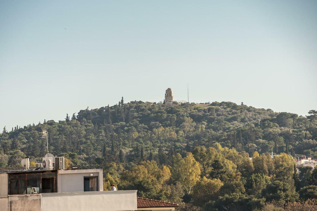 Incredible Acropolis View Flat! Lägenhet Aten Exteriör bild
